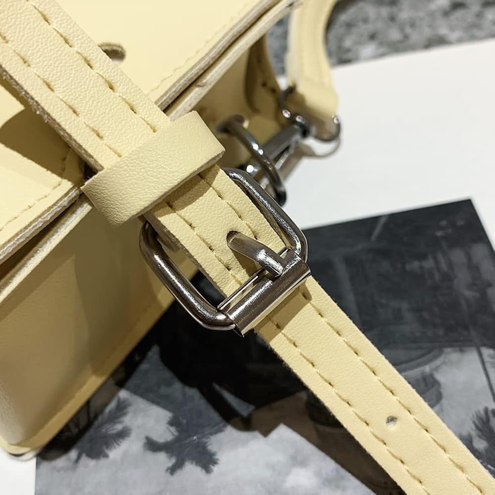 Yellow Cheese-Shaped Crossbody Bag - Picture 5 of 7